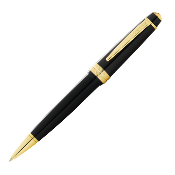 Penna roller Bailey Light - punta F - fusto nero/oro - Cross