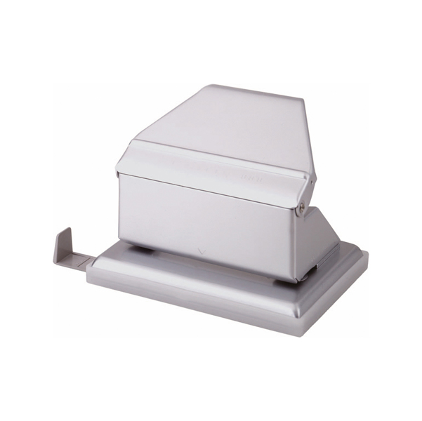 Perforatore 888 - max 10 fogli - 2 fori - passo 8 cm - alluminio - Zenith