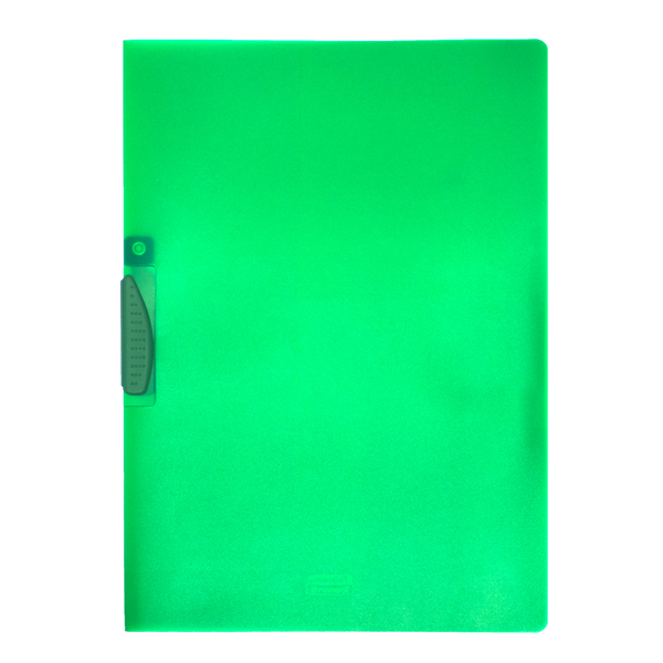 Cartellina con molla Clipper - 22x30 cm - trasparente verde - Fellowes