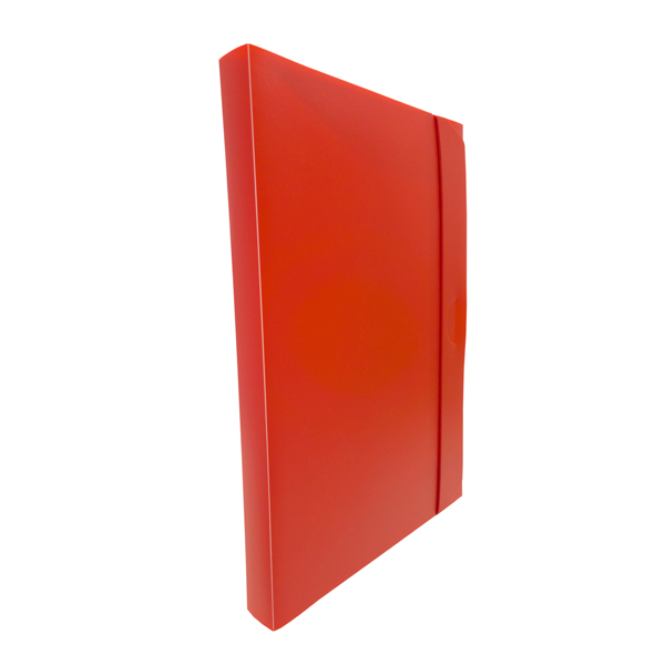 Cartella progetto con elastico - 24x35 cm - dorso 3 cm - rosso - Fellowes