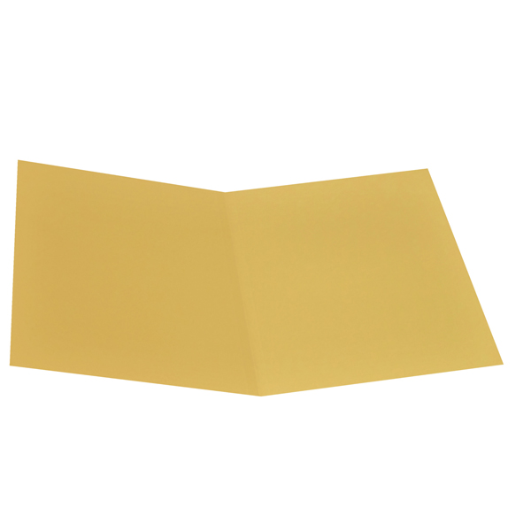 Cartellina semplice - 145 gr - 25 x 34 cm - giallo - cartoncino manilla - Cartotecnica del Garda - conf. 100 pezzi
