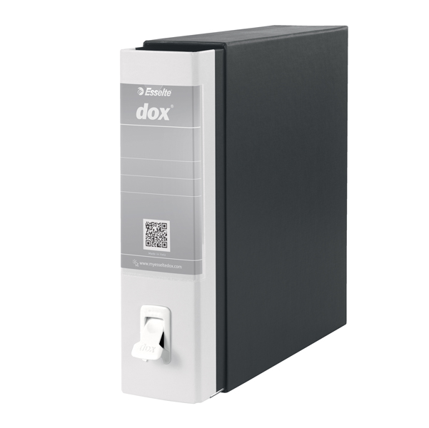 Registratore Dox 1 - dorso 8 cm - commerciale 23x29,7 cm - bianco - Esselte Dox