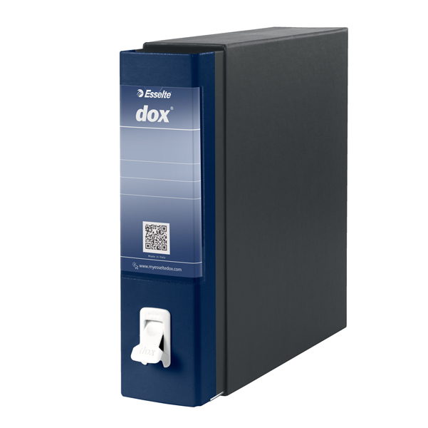 Registratore Dox 1 - dorso 8 cm - commerciale 23x29,7 cm - blu - Esselte Dox