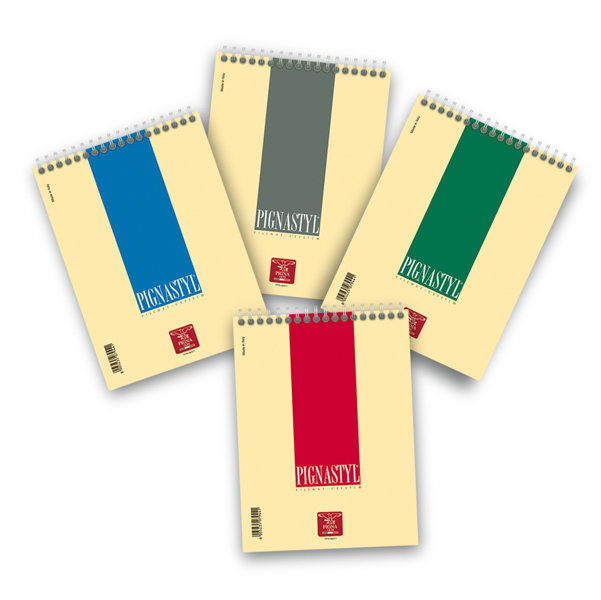 Blocco Pignastyl spiralato - 1 rigo - A5 - 80gr - 60 fogli - Pigna