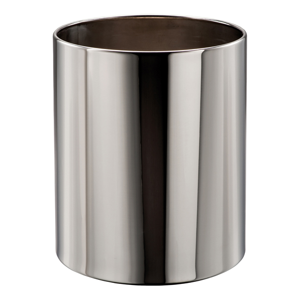 Cestino gettacarte Getsi - diametro 23 cm - H 28 cm - 12,5 L - inox brillante - Medial