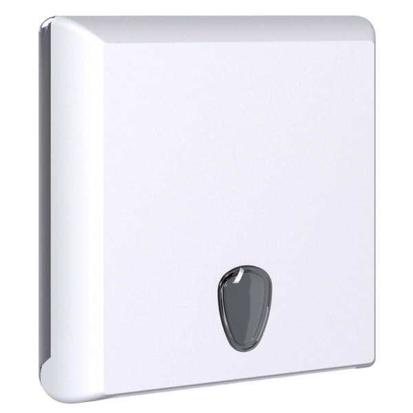 Dispenser asciugamani piegati EColored - 29 x 10,5 x 30,5 cm - adamello white - Mar Plast
