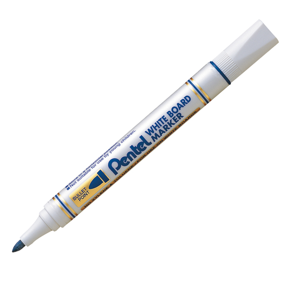 Marcatore per lavagne cancellabili MW85 - punta tonda - blu - linea Amiko - Pentel