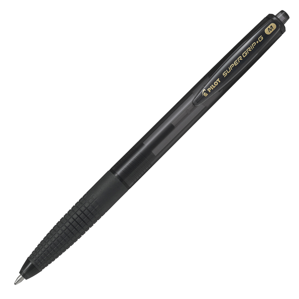 Penna a scatto Supergrip G - punta 1,0mm - nero - Pilot