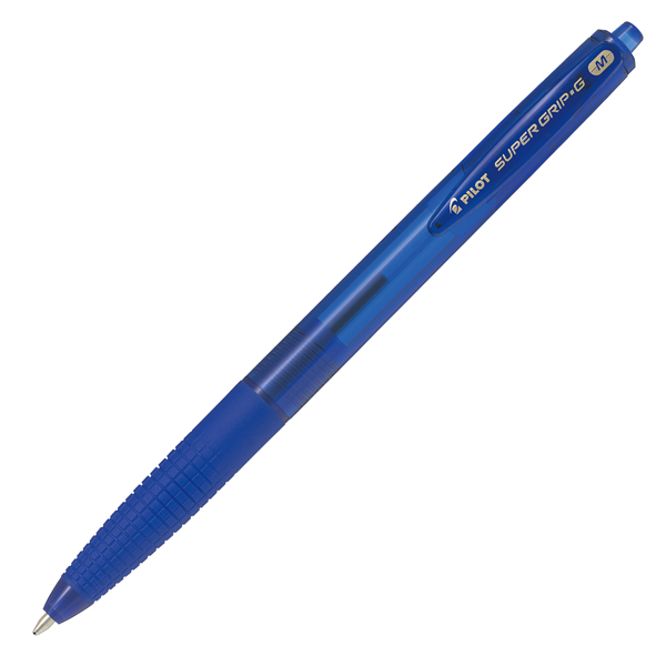 Penna a scatto Supergrip G - punta 1,0mm - blu - Pilot