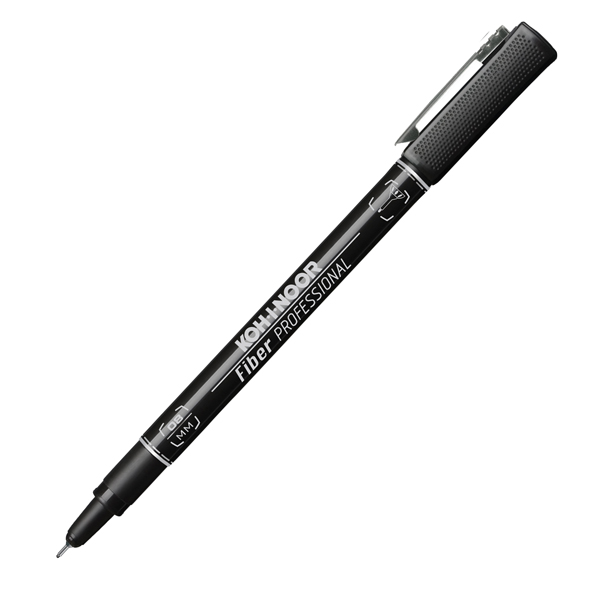 Fineliner Professional Fiber - 0,8mm - nero - Koh.I.Noor