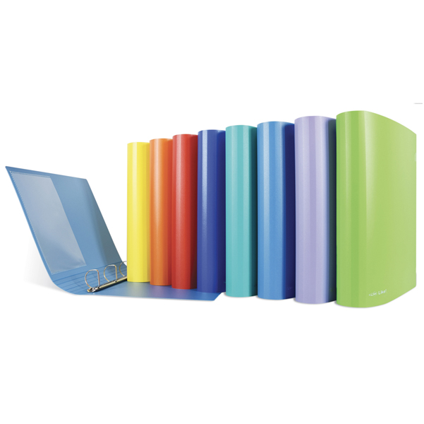 Raccoglitore Like! - 4 anelli a D 30 mm - dorso 4 cm - 22x30 cm - PP - colori assortiti - Sei Rota