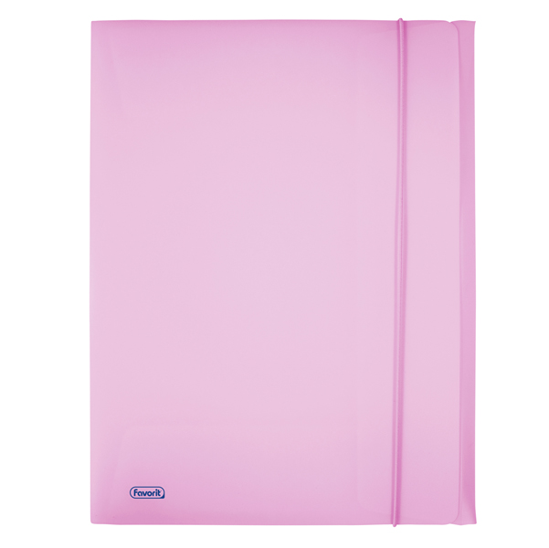 Cartella 3L con elastico Pastel - PPL - 24x33cm - glicine - Favorit