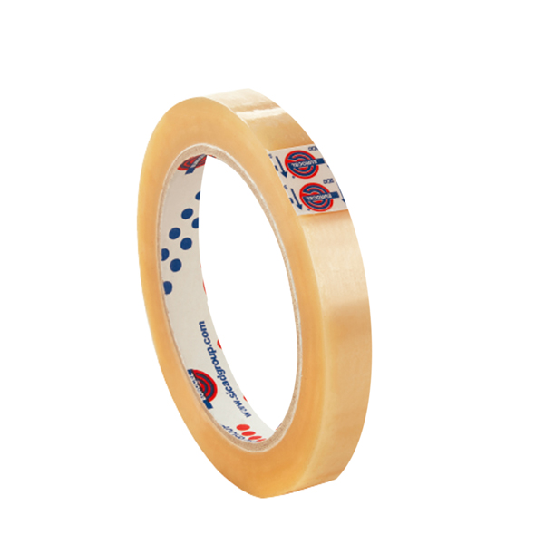 Nastro adesivo 330 - 0,9 cm x 66 m - PVC - trasparente - Eurocel