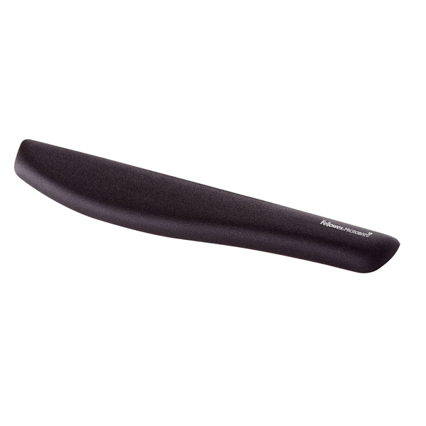 Poggiapolsi da tastiera in FoamFusion Microban PlusTouch - nero - Fellowes