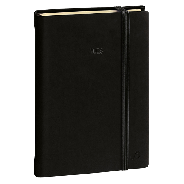 Agenda settimanale Affari Prestige ML 2026 - 10 x 15 cm - silk nero - Quo Vadis