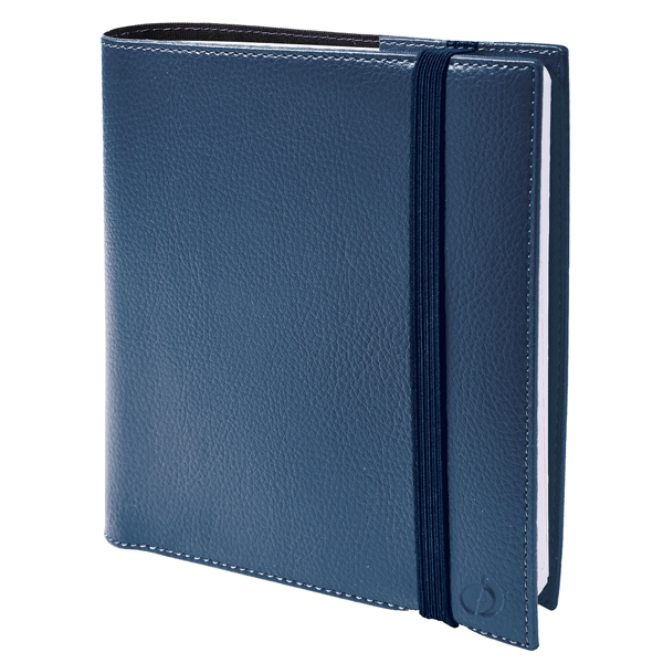 Agenda settimanale Time&Life 2026 - 16 x 16 cm - blu metal - Quo Vadis