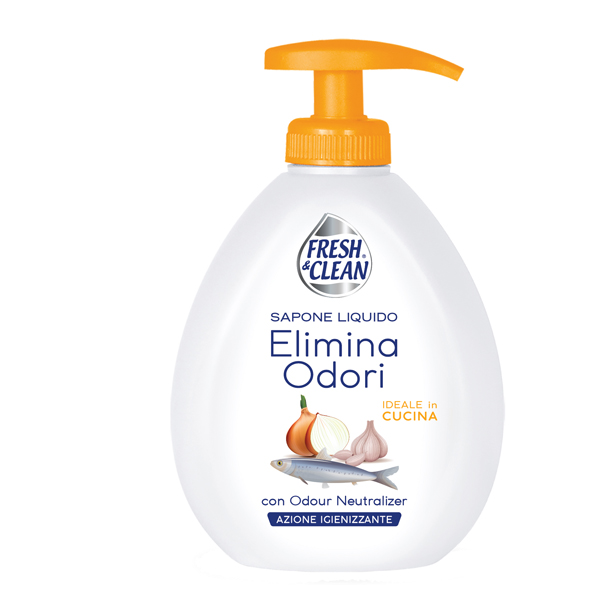 Sapone Gel - liquido - elimina odori - 300 ml - Fresh&Clean