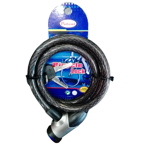 Lucchetto a spirale - a 2 chiavi - Ø 12 x 1000 mm - Metalplus