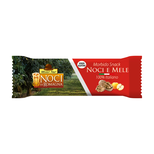 Barretta morbida - mele/noci - 28 gr - Mister Nut
