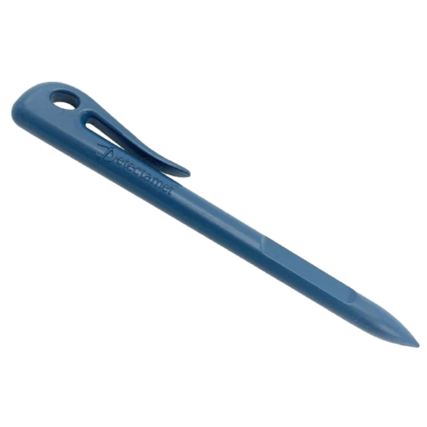 Penna detectabile monoblocco - per touch screen - 9,8 cm - PP - blu