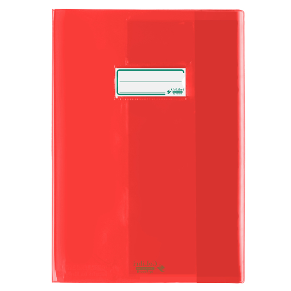 Coprimaxi Colibrì - c/alette - ecoPE - 180 mic - A4 - liscio - trasparente - rosso - Favorit