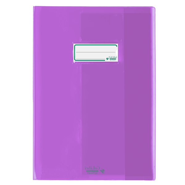 Coprimaxi Colibrì - c/alette - ecoPE - 180 mic - A4 - liscio - trasparente - viola - Favorit
