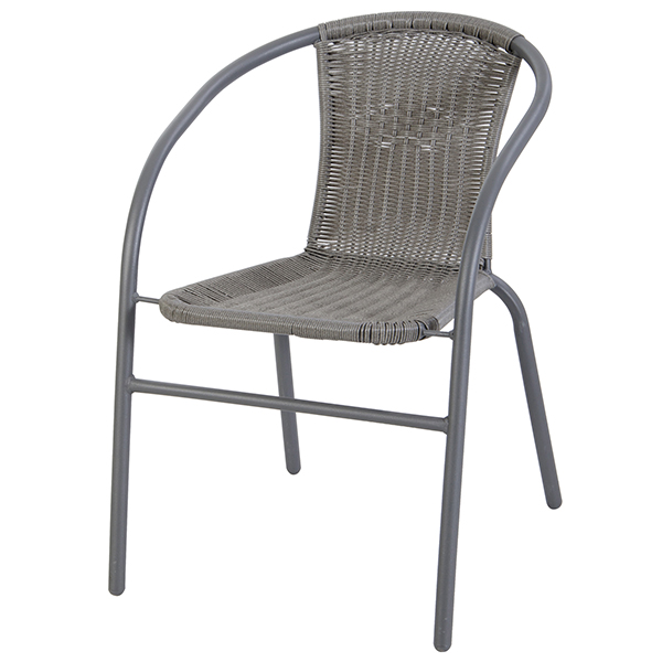 Sedia IOS - 53,5 x 60 x H75 cm - grigio - Verdelook